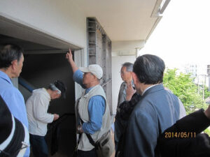 2014.5.11 管対協 耐震補強工事見学会 於・労住まきのハイツ(1) 2014.5.11 管対協 耐震補強工事見学会 於・労住まきのハイツ(1)