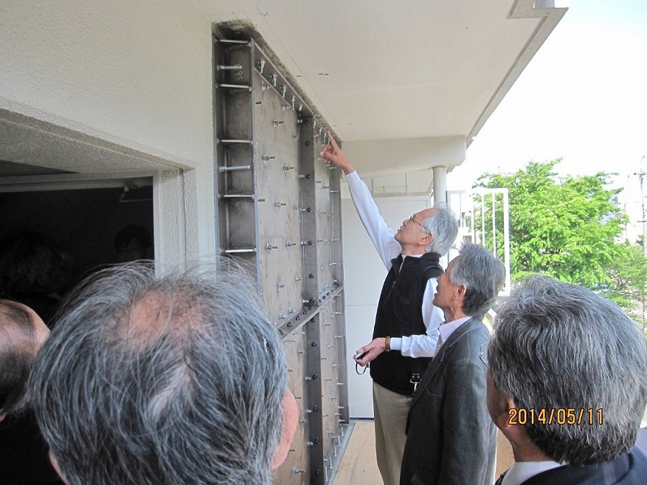 2014.5.11 管対協 耐震補強工事見学会 於・労住まきのハイツ(1)