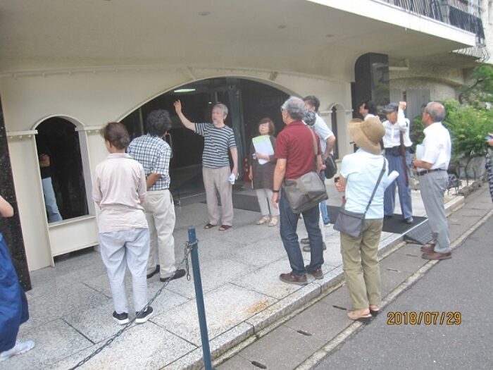 2018.07.29 上京・北・左京地区集会で2015年に実施した耐震改修工事を見学 於・シャトー銀閣(1) 2018.07.29 上京・北・左京地区集会で2015年に実施した耐震改修工事を見学 於・シャトー銀閣(1)